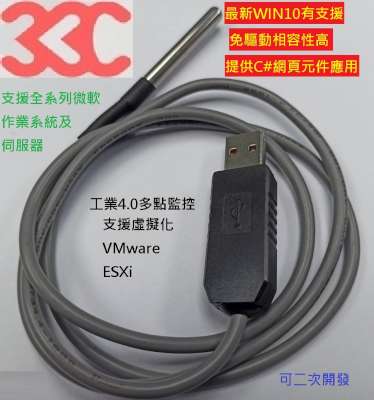電腦週邊 USB機房監控溫度計